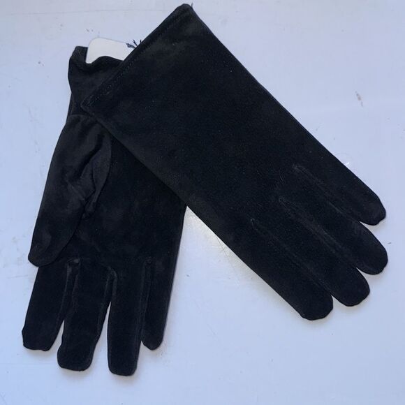 New in box Sensations by Isotoner black fleece lined X-large gloves - Picture 5 of 6